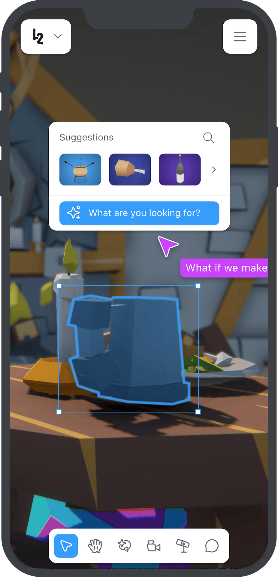Lot2 on mobile